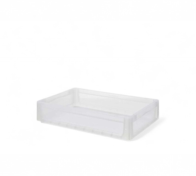 Transparante stapelbak 60x40x12cm